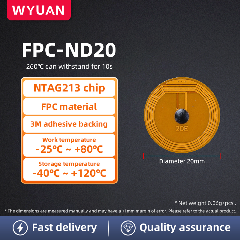 FPC-ND20 [puce NTAG213] [Diam.20mm]