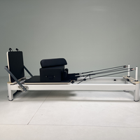 Reformer Pilates en Aluminium Qualité Commerciale pour Studio Fitness, Machine Professionnelle avec Logo Personnalisé Direct Usi