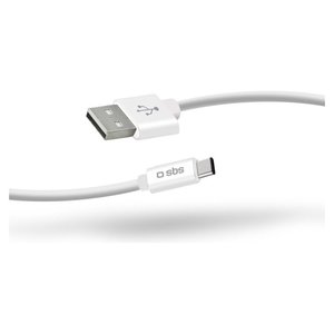 Cable USB C POLO Antienredos Blanco 1m TECABLPOLOTYPECW - Product Image 3