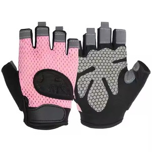 ZJFIT Customized Logo <b>Fitness</b> Weightlifting <b>Gloves</b> for Unisex Use Fingerless Design Mesh & Super Fiber Material S-XL Sizes - Product Image 1