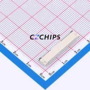 XW0520012-450R-001 FFC/FPC Connector SMD,P=0.5mm,Horizontal Mount Connector Flip Cover Type Bottom Contact 45P 0.5mm - Product Image 2