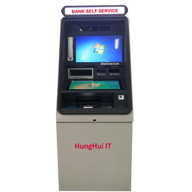 Multifunctional ATM Machine Banks With Cash Dispenser And Bank Card Reader