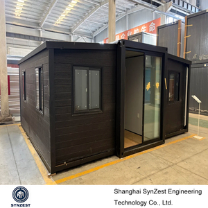 Maison préfabriquée moderne en conteneur pliable, 56 mètres carrés de surface habitable, L9000*W6200*H2480mm, appartement extérieur - Product Image 5