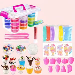 ชุดของเล่นสไลม์ฟูฟ่อง DIY ยี่ห้อ Mairun สินค้าขายดีจากอเมริกา สำหรับเด็ก พร้อมโลโก้และบรรจุภัณฑ์แบบกำหนดเอง เหมาะสำหรับเด็กทุกเพศ อายุ 5 ปีขึ้นไป มีตัวอย่างสินค้าพร้อมส่ง ขั้นต่ำในการสั่งซื้อ 1000 ชุด - Product Image 1