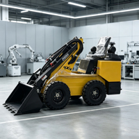 Mini-chargeuse sur chenilles 2026 à succès, moteur diesel Euro 5, pompe hydraulique et boîte de vitesses haute performance