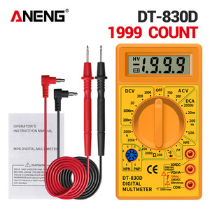 Aneng DT830D <span class=keywords><strong>Mini</strong></span> kỹ thuật số vạn năng vôn kế & Tester cho DC AC Ampe kế Power <span class=keywords><strong>Meter</strong></span> với thử nghiệm thăm dò buzzer & Ohm các tính năng - Product Image 6