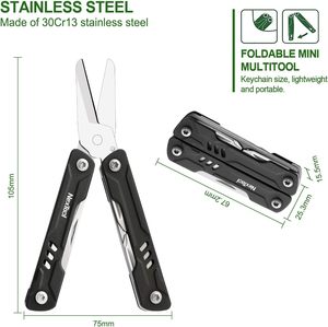 Porte-clés multifonction NexTool, ciseaux <span class=keywords><strong>de</strong></span> <span class=keywords><strong>marin</strong></span>, couteau <span class=keywords><strong>de</strong></span> poche EDC 10 en 1, mini-pince, ouvre-bouteille et tournevis, outils <span class=keywords><strong>de</strong></span> jardinage - Product Image 3
