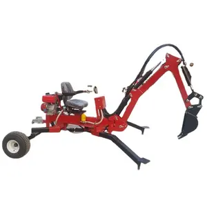 Backhoe Digger ATV Multifunction backhoe Towed ATV ATV Towable Backhoe digging machine