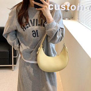 Bolso retro europeo y americano para mujer, bolso informal de moda para mujer 2025, bolso de hombro texturizado de color liso, sencillo y moderno. - Product Image 4