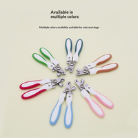Coupe-ongles pour animaux de compagnie en acier inoxydable CW5026, grande capacité, avec plaque anti-coupure, pour usage domestique, pour petits, moyens et grands animaux, chiens et chats