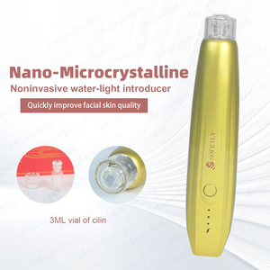Dispositivo Mini de Masaje Facial con Microagujas Eléctricas de Nanocristales, Nano Nutri Pen, Chip de Esencia de Nanocristales, Agua Ligera - Product Image 2