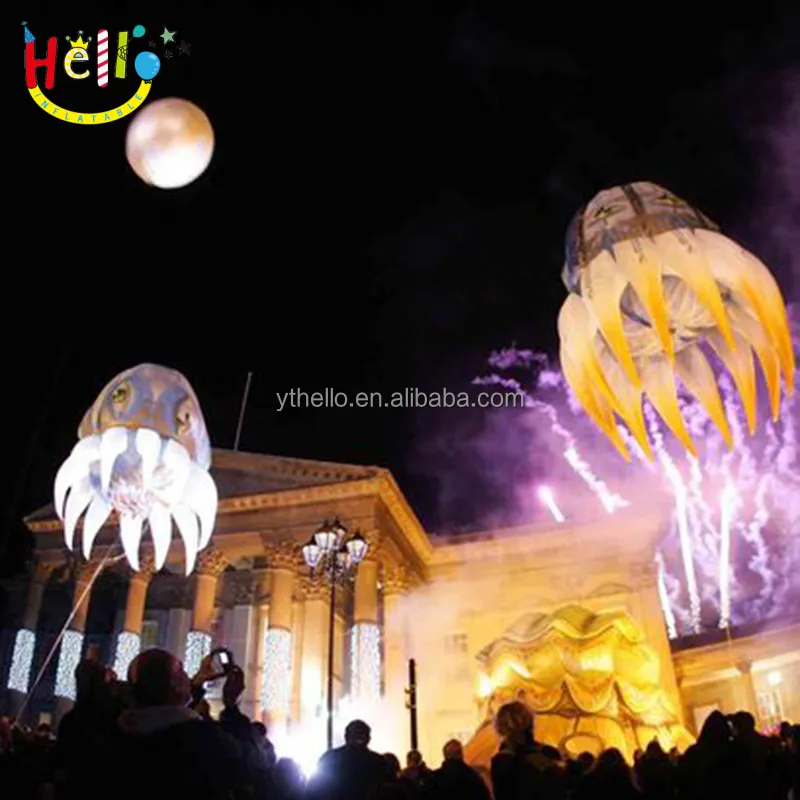 Vendita gonfiabile a buon mercato meduse illuminazione decorazione medusa palla gonfiabile per feste a tema marino