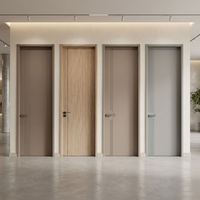 Porte intérieure en WPC imperméable Jiuyixing, résistante à l'humidité, surface durable, entretien facile, couleur personnalisée, design grain de bois pour un style moderne