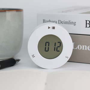 Jam <span class=keywords><strong>Alarm</strong></span> konstruksi plastik dengan bahan logam bertenaga baterai, Jam <span class=keywords><strong>Alarm</strong></span> tampilan LCD magnetis - Product Image 4