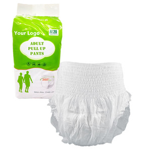 Échantillons gratuits, vente en gros à bas prix, couches jetables ultra épaisses pour adultes, couches-culottes en vrac pour personnes âgées - Product Image 4