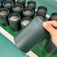 Conteneur de stockage de thé de luxe de qualité alimentaire, grande boîte en métal pour matcha vert, emballage personnalisé pour suppléments protéinés, boîtes métalliques avec cuillère