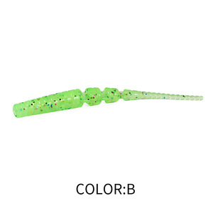 <span class=keywords><strong>Leurre</strong></span> souple Spinpoler Mini Ajing Worm <span class=keywords><strong>Finesse</strong></span> pour la pêche en eau moyenne, en caoutchouc TPR flottant, 3,5 cm, pour brochet et bar, sans hameçons - Product Image 5