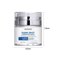 Acide hyaluronique de marque privée crème hydratante pour le visage éclaircit les imperfections et les taches brunes crème pour le visage