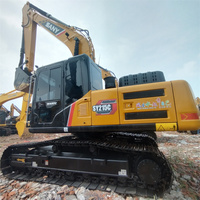 Excavatrice sur chenilles SANY Sy215c haute performance, 21 tonnes, matériel de construction, excavatrices d'occasion à vendre