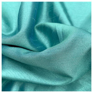 Deux tons slub satin <span class=keywords><strong>doupion</strong></span> <span class=keywords><strong>tissu</strong></span> adapté pour les femmes robe rideau tapisserie d'ameublement - Product Image 4