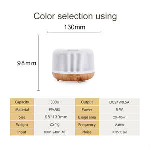 Diffuseur d'arômes minimaliste 0,5 L, humidificateur ultrasonique avec minuterie lumineuse pour la maison et la chambre - Product Image 4