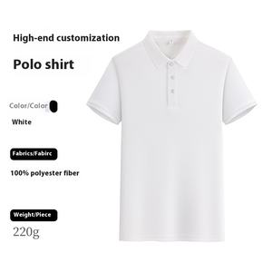 Herren Plus Size Custom Logo T-Shirt Fabrik Arbeit Casual Kurzarm für Polo-Shirt mit kultureller Werbung Stickerei - Product Image 6