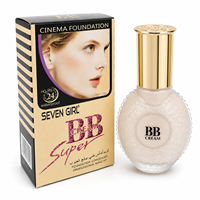 Fond de teint BB crème waterproof 24h Seven Girl, correcteur professionnel, maquillage de luxe, flacon orné, fournisseur en gros