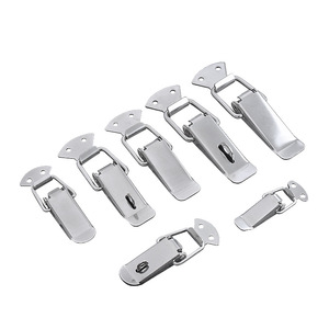 Stainless Steel Box Buckle Latch With Spring Mechanism For Toolboxes And Furniture <b>Locks</b> Durable Industrial Design - Product Image 2