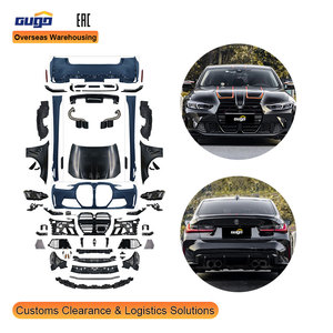 GUGO 2020-2022 pour <span class=keywords><strong>BMW</strong></span> Série 3 G20/G28 Bodykit Pare-chocs avant et arrière Mise à niveau vers le modèle <span class=keywords><strong>2023</strong></span> <span class=keywords><strong>M3</strong></span> Plastique de bonne qualité - Product Image 1