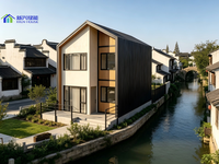 88 ㎡   Villa en acier léger abordable avec salle de bain privée et équipement complet pour l'habitation
