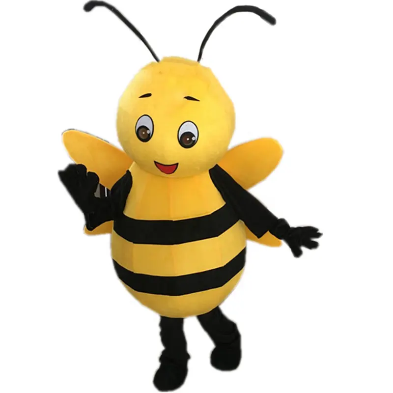 Новый милый костюм талисмана пчелы/косплей костюмы для взрослых