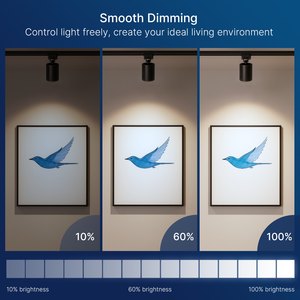 Tête d'éclairage sur rail LED COB de qualité stricte 15W 1200LM blanc chaud réglable 15 °/24 °/38 °/<span class=keywords><strong>60</strong></span> ° projecteur <span class=keywords><strong>Juno</strong></span> Track ETL FCC certifié - Product Image 3