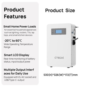 Customized All <b>in</b> One Solar Power System <b>Plug</b> & <b>Play</b> 2kW 2kVA 2.5kwh Lithium Battery with Solar Smart BMS Touch Screen - Product Image 3