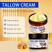 Balsem Perawatan Kulit Pemutih Melembapkan dengan Kolagen, Madu, Gliserin, dan Lemak Sapi dari Sapi yang Diberi Makan Rumput, Krim Kaya Vitamin untuk Wajah dan Tubuh, Semua Jenis Kulit