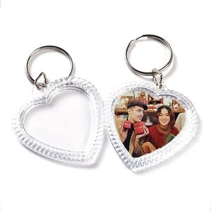 Porte-clés personnalisés en forme <span class=keywords><strong>de</strong></span> cœur avec photo, logo gravé au laser pour la Saint-<span class=keywords><strong>Valentin</strong></span>, mariage, anniversaire, cadeau promotionnel d'entreprise, vente en gros - Product Image 4