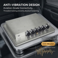 Monitor Táctil de 15 Pulgadas con Unión Óptica, IP65, Antivandálico, Panel Industrial de Acero Inoxidable 304 con Antireflejo