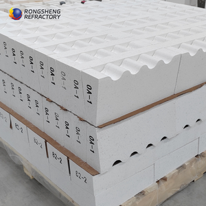 Piezas de corindón blanco de alta pureza, <span class=keywords><strong>precio</strong></span> refractario, 47% corindón, <span class=keywords><strong>ladrillo</strong></span> de fuego para horno de vidrio - Product Image 5