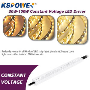 UL CE Rohs IP67 High PFC 12V Slim <strong>LED</strong> <strong>Strip</strong> Driver 100W Aluminium <strong>Power</strong> Lighting Transformer for Swimming Pool Single Output <strong>60W</strong> - Product Image 5