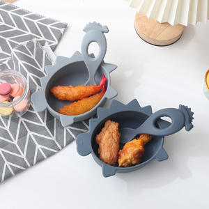 Bol d'alimentation portable en silicone pour bébé, avec ventouse, pour repas et aliments complémentaires, idéal pour les enfants - Vente directe usine - Product Image 5