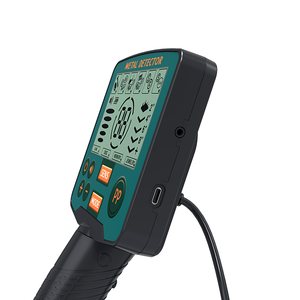 Detector de Metales Profesional con Bobina de Búsqueda de 30 cm, Plástico Negro, Uso para Adultos, Pantalla LCD, Dispositivo de Búsqueda Subterránea - Product Image 3
