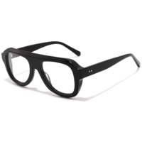 G7-6757 Montures de lunettes ovales pour hommes, montures complètes, acétate de haute qualité, lunettes de lecture confortables, utilisation sur ordinateur, livraison rapide