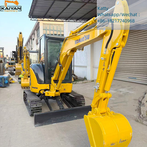 Excavadora de cadenas Komatsu PC35MR usada original de alta calidad, miniexcavadora de segunda mano PC 30 PC40 PC50 PC55 - Product Image 4