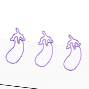 Nhà Sản Xuất Bán Sỉ Rau Hình Nhựa Cà Tím Kẹp Giấy Bookmark Và Tô Màu - Product Image 5