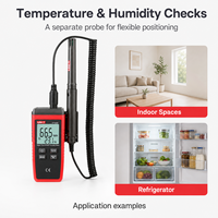 UNI-T Ut333s Mini thermomètre et hygromètre extérieur avec indicateur de surcharge, conversion d'unités, rétroéclairage LCD, garantie 1 an