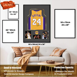 Impresión en Lienzo de Porcelana Cristalina, Pintura de <span class=keywords><strong>Camiseta</strong></span> de <span class=keywords><strong>Baloncesto</strong></span>, Decoración de Arte Mural, Brillante, Vertical, para Colgar en la Pared, Póster de <span class=keywords><strong>Kobe</strong></span> <span class=keywords><strong>Bryant</strong></span> - Product Image 5