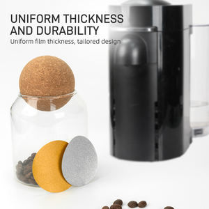 2000 pièces 54mm couvercles en feuille d'<span class=keywords><strong>aluminium</strong></span> compatibles avec les <span class=keywords><strong>capsules</strong></span> Vertuo Gold Film thermoscellable couvercle de joint en feuille pour capsule de café expresso - Product Image 4