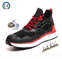 Chaussures de sécurité pour hommes JIANKUN S1 PL SR ESD, légères, antidérapantes, semelle en EVA + caoutchouc, embout en acier anti-écrasement, embout composite, hiver, automne