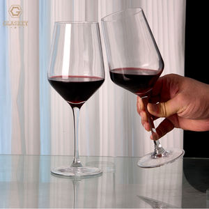 Verres à vin classiques de 400ml 500ml verres à vin en verre à <span class=keywords><strong>Bordeaux</strong></span> verres à vin en cristal soufflé à la main pour les événements de mariage noël - Product Image 2