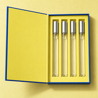 Boîtes rigides en papier magnétique personnalisées avec logo réutilisable pour échantillons de parfum, emballage cadeau magnétique rigide