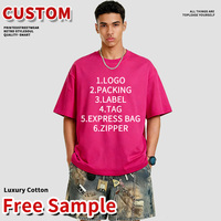 Digitaal geprint gebreid 100% katoenen T-shirt voor heren, losvallend model, verloopkleur, milieuvriendelijk, kreukvrij, sneldrogend, ademend